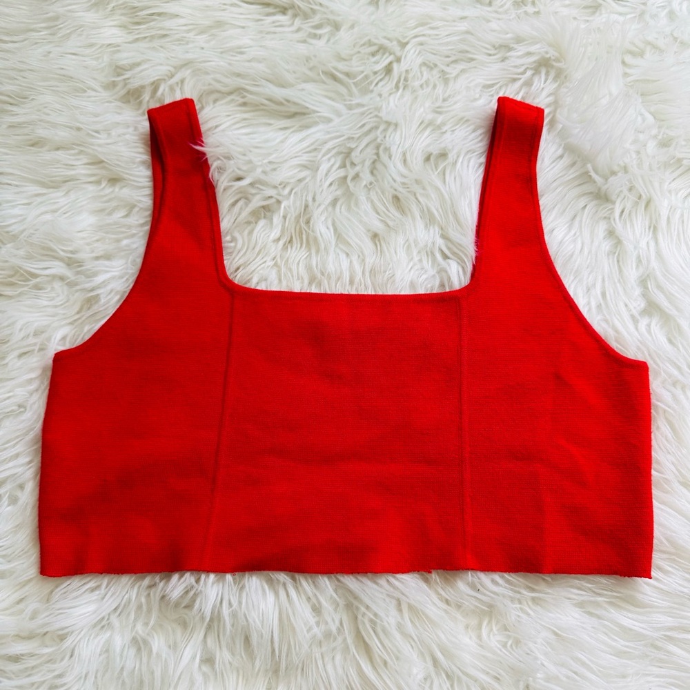 House of Harlow 1960 Bold Red Knit